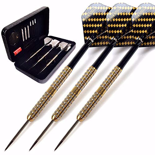 CUESOUL Swift Series 22/24/26g Super Slim Tungsten Steel Tip Darts Set - color: Golden, size: 22 Grams