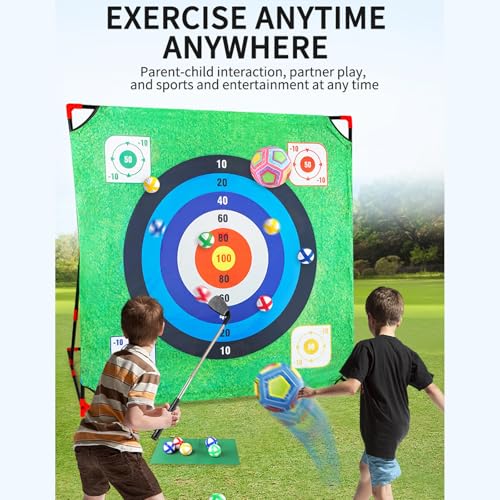 Golfing Game Croquet Set for Family Outdoor Activities for All Ages Motor Skills Development Play Croquet Set