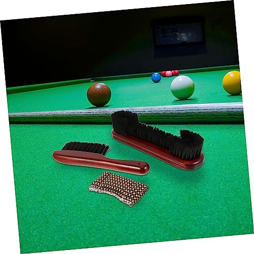 KESYOO Billiard Brush Set Pool Table Cleaner Cue Brush Snooker Table Tool Rail Kit for Billiard Pool Cloth