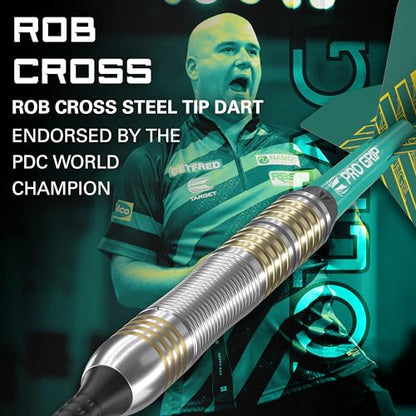 Target Darts Rob Cross 18G Brass Soft Tip Darts Set