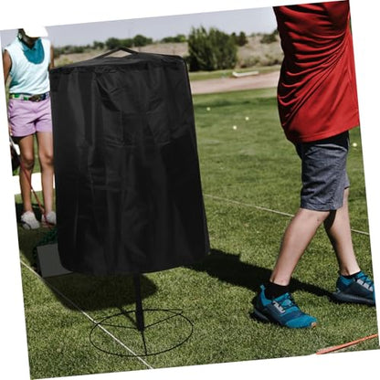 Mikikit Portable Disc Golf Basket Cover with Drawstring Durable Oxford Lightweight and Compact Design for Outdoor and Indoor Use Protective