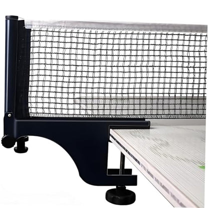 POPETPOP Standard Table Tennis Net 182x15cm Portable Black Nylon Table Tennis Net for Indoor/Outdoor Training