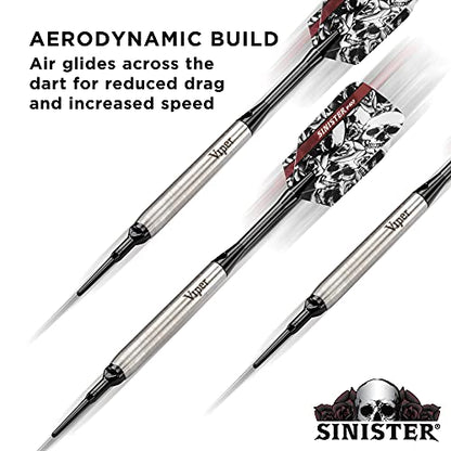 Viper Sinister 95% Tungsten Soft Tip Darts - size: 16 grams, style: Teardrop Barrel