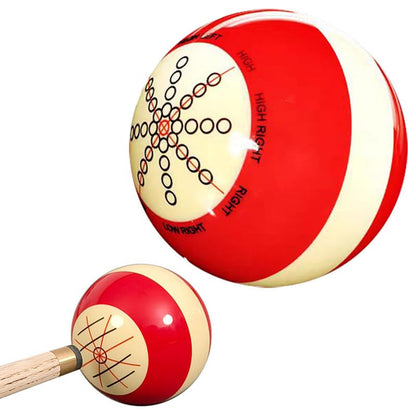 High-Precision Training Cue Ball,Billiard Training,57.2mm/2.3in, Advanced Resin,which is resistan-t to wear and Impact,1 PC