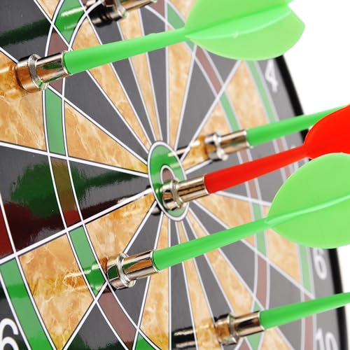 PowerTRC Magnetic Dart Board Game, Magnetic Dart Toy for Kids, Indoor - Outdoor Game Activities, Gift for Boys Girls Ages 5 6 7 8 9 10 11 12 Year Old Kids and Adults