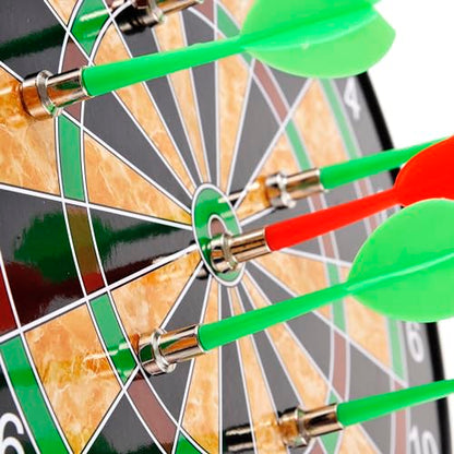 PowerTRC Magnetic Dart Board Game, Magnetic Dart Toy for Kids, Indoor - Outdoor Game Activities, Gift for Boys Girls Ages 5 6 7 8 9 10 11 12 Year Old Kids and Adults