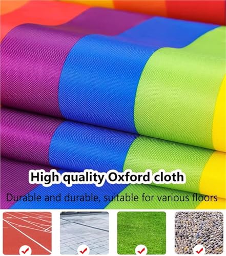 Team Building Game Running Mat, Field Day Team Activity Fun Competition Game, Outdoor Activities Sports Games - size: Kids-4M/13FT