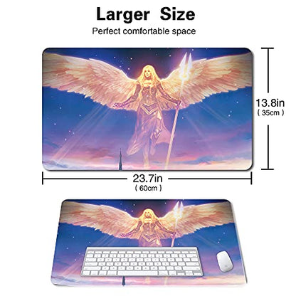 Board Game MTG Playmat Games Size 60X35 cm CCG Compatible for MTG CCG RPG Trading Card Game (AVACYN, Angel of Hope(1)) - color: Avacyn, Angel of Hope(1)