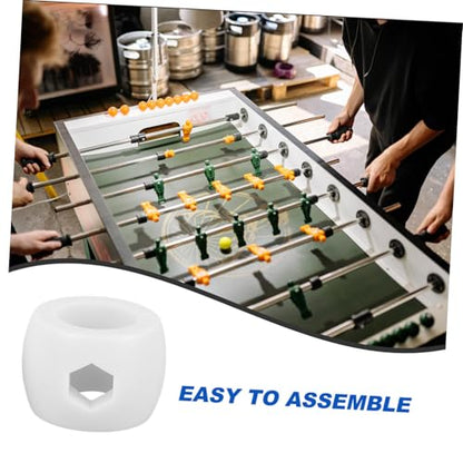 Toddmomy 4Pcs Foosball Stop Ring Goal Bar Locator Positioners for Table Soccer Enhance Game Precision Easy Installation for Home