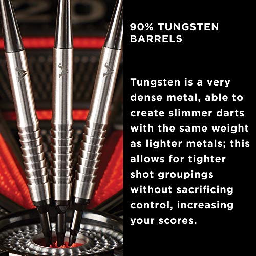 Viper V-Factor 90% Tungsten Soft Tip Dart Set with Case - style: Partial Shark Fin (20 Grams)