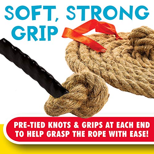 Franklin Field Day Tug of War Rope with Flag for Kids and Adults - Perfect for Team Building - 20ft Long