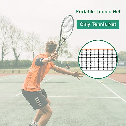 Badminton Pickleball Net, Polyester Badminton Net Replacement, Kids Adult Volleyball Training Net for Tennis, Volleyball, Only Tennis Net,No Include Pole - size: 6.1m