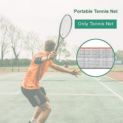 Badminton Pickleball Net, Polyester Badminton Net Replacement, Kids Adult Volleyball Training Net for Tennis, Volleyball, Only Tennis Net,No Include Pole - size: 6.1m
