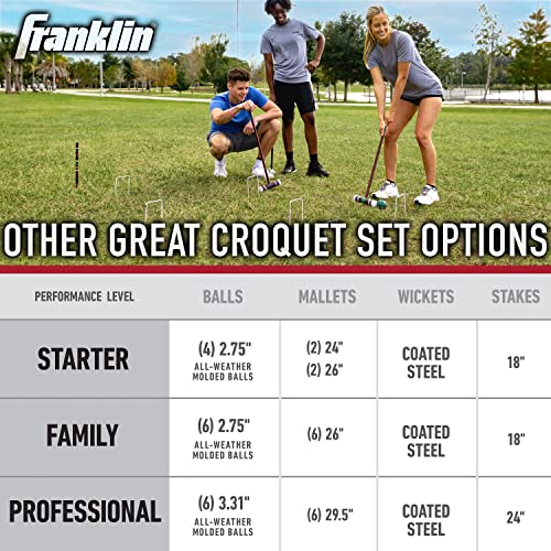 Franklin Sports Intermediate Croquet Set - style: Intermediate