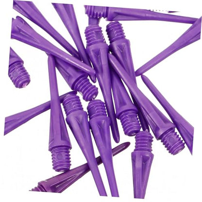 YARNOW Soft Head Point Supplies Replacement Needle with Parts Soft Tip Soft Tip Accessories Soft Tip Flights - color: Purple