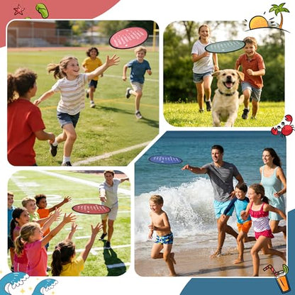 End of the Year Gifts for Students Bulk Foldable Flying Disc Fans Set with Stickers Bags, End of Year Student Gifts from Teacher Beach Fun Folding Pocket Hand Fans for Outdoor Activities Games - style: 24 Pcs Inspirational Flying Disc Fans-C