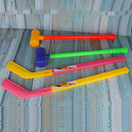 Outdoor Games and Team Sports Set Including Cricket,Croquet, Hockey,Golf with Balls,Wickets, Stumps for Lawn,Backyard,Park - style: Style 2