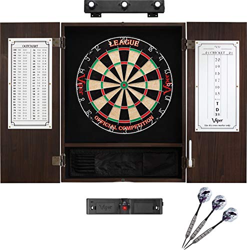 Viper League Sisal Dartboard Lights Throw Line Marker - color: Espresso, style: Laser Throw Line