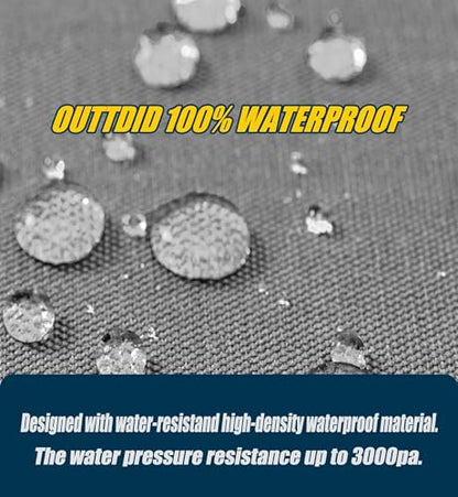 Ping Pong Table Cover 600D Oxford Fabric, Table Tennis Cover Waterproof Sunproof Indoor & Outdoor Fits Universal 9x5 FT Tables Folding & Flat Tables with Zipper & Buckles - color: Grey