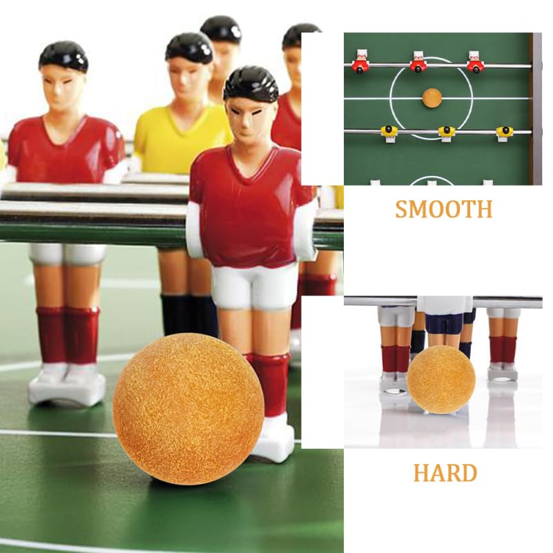 Totority 12pcs Mini Foosball Balls for Table Soccer Games Replacement Accessories for Standard Foosball Tables Smooth Footballs for Enjoyable Gameplay