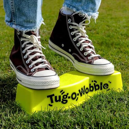 TUG O' WOBBLE: The Ultimate Balancing Outdoor and Indoor Game, Fun for Everyone, Lawn Game for The Backyard, Park, or Yard with Carrying Bag, Family Friendly Gift
