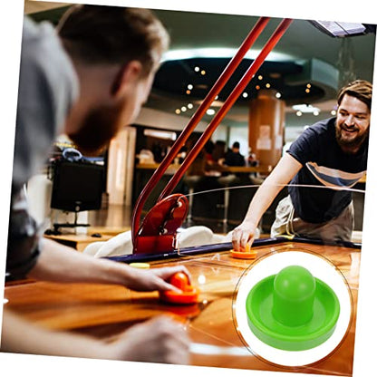 HEMOTON Tabletop Air Hockey Set Soft Hockey Pucks Paddle Replacement Kit for Boys and Girls