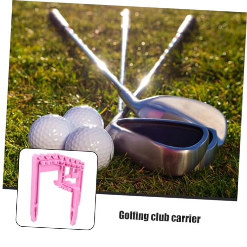 Golf Club Holder Rack Adjustable Golfing Accessory for Shaft Storage Sturdy Indoor Stand for Organizing Golf Bags in Garage or Home