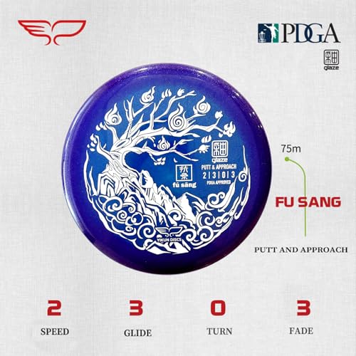 yikundiscs Yikun Professional PDGA Disc Golf Stable Putt & Approach 170-175g Glaze Line Putter Perfect for Outdoor Games and Competition