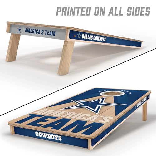 YouTheFan NFL 2' x 4' Slogan Series Professional Wood Cornhole Game - color: Dallas Cowboys