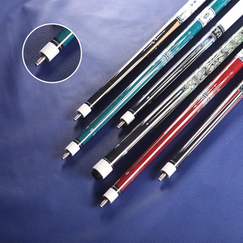 58 inch Canadian Maple Billiard Pool Cue Stick, 13mm 1/2 Maple Billiard Pool Stick, House Bar Pool Table Sticks for Men(Numerous Styles to Choose from) - color: P02