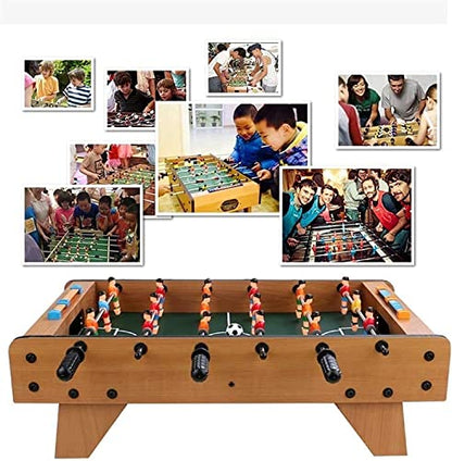 Tabletop Foosball Table- Portable Mini Table Football/Soccer Game Set with Two Balls and Score Keeper for Adults and Kids