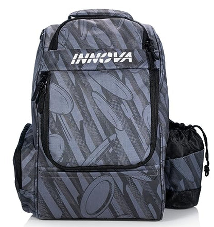 INNOVA Disc Golf 2019 Adventure Pack Backpack Disc Golf Bag - Black