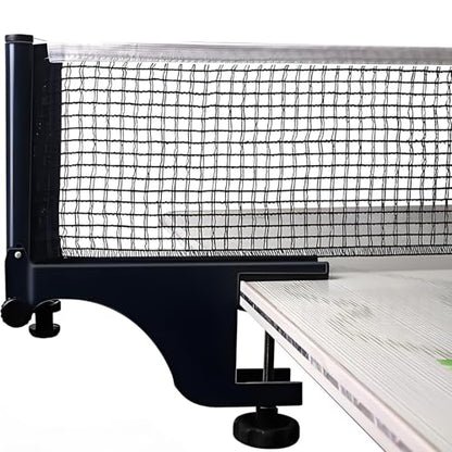 Table Tennis Net and Mesh 182x15cm Nylon Portable Replacement Net for Indoor Outdoor School Gym Black Ping Pong Table Accessory