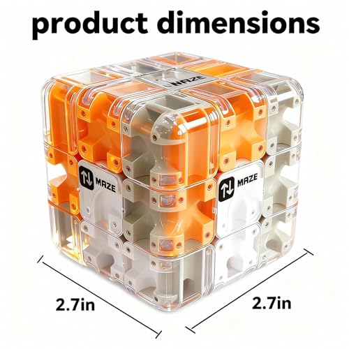 3D Cube Puzzles Fidget Toys - Brain Teaser Puzzles Toys Educational Learning Toys for Logical Thinking, Puzzle Maze Cube Easter Basket Stuffers Birthday Gifts (Green) - color: Green