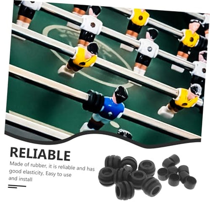 Abaodam 32pcs Foosball Bearings Bushings for Smooth Replacement Parts for Table Football Rods Essential Accessory for Foosball Fun Games