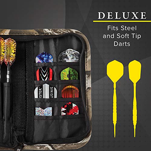 Casemaster Deluxe 6 Dart Nylon Storage/Travel Case - color: Realtree Hardwoods Camo