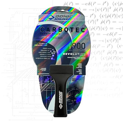 Donic-Schildkröt CarboTec Table Tennis Racket, 20% to 100% Carbon