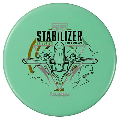 Streamline Discs Electron Stabilizer Disc Golf Putter (Choose Your Firmness/Colors May Vary) - size: 165-170g, style: Medium