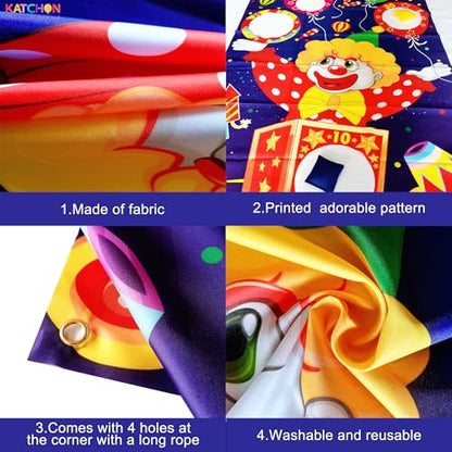 KatchOn, Large Carnival Games for Adults- 54 x 34 Inch | Carnival Theme Party | Circus Theme Decorations | Circus Party Decor