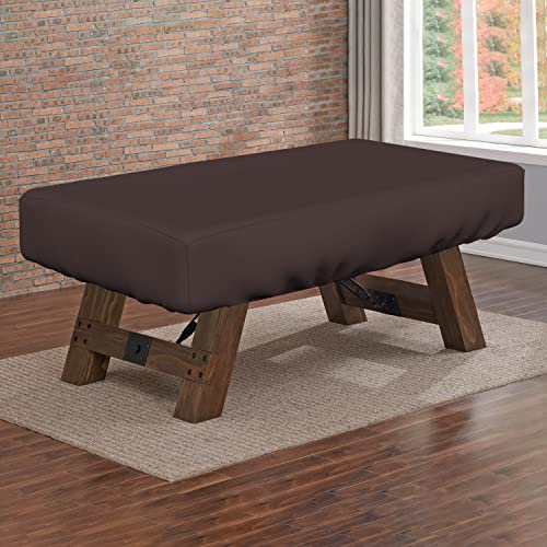 Covers & All Air Hockey Table Covers, Made of 12 Oz Waterproof & UV-Resistant Cover Max Fabric, Suitable for Indoors/Outdoors (88" W x 44" D x 15" H, Coffee) - color: Coffee