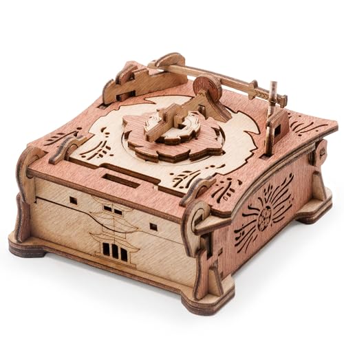 iDventure Samurai Puzzle Box | Tricky Gift Packaging | 3D Puzzle for Adults | Escape Room Game | Brain Teaser | Birthday Gift Gadget for Men and Women | Treasure Box