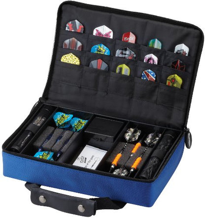 Casemaster Classic Blue Nylon Dart Case - color: Blue