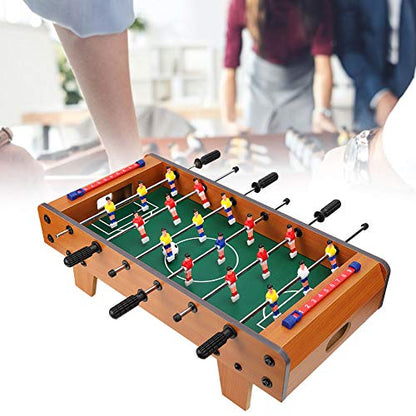 Table Soccer Game for Kids, Portable Educational Table Top Foosball Game with Ball and Score Keeper, Mini Foosball Table for Adults and Kids, 360 Degree Rotation, Easy to Store
