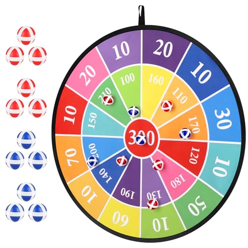 Accmor 29" Large Dart Board for Kids, Kids Dart Board with Sticky Balls, Indoor Outdoor Fun Party Play Game Toys, Boys Toys Gifts for 3 4 5 6 7 8 9 10 11 12 Years Old Boys Girls