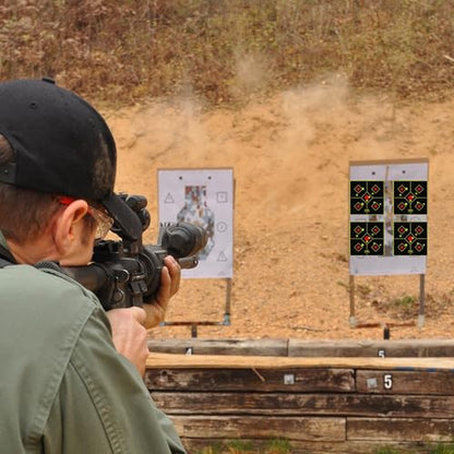 Bull's-Eye Milticolor Splatter Targets Practice Shooting for Indoor and Outdoor Use