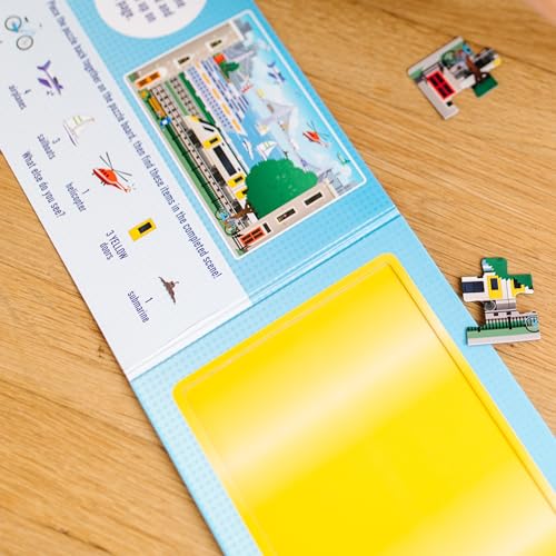 Melissa & Doug Take-Along Magnetic Jigsaw Puzzle Set – Vehicles (2 x 15 Piece) Travel Activity Toy for Preschoolers and Kids Ages 3+ - style: Vehicles