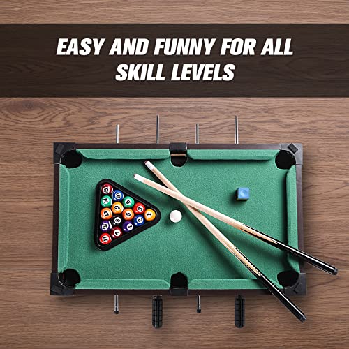 HMQQ Billiards Ball (1 1/2" Children Pool Ball with Complete 16 Ball Set, one Box)