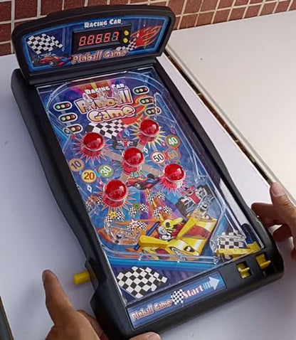 Arcade Pinball Game,Electronic Tabletop Pinball Machine for Kids and Seniors with Lights & Sounds,LED Digital Scoreboard,Age 6+
