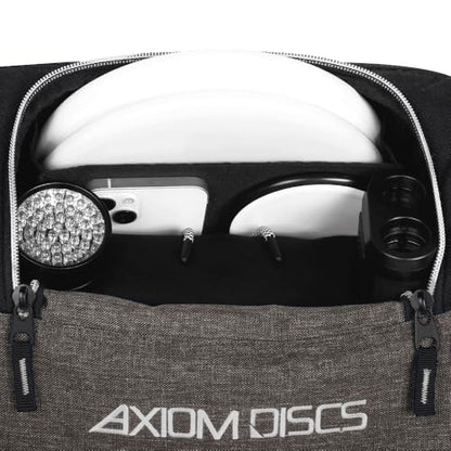 Axiom Discs Voyager Lite Backpack Disc Golf Bag (Choose Your Favorite Color) - color: Heather Gray, style: V2