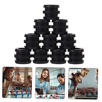 Abaodam 15pcs Plastic Foosball Bushings Table Football Bearing Rods for Standard Game Tables Easy to Install Wear-Resistant Replacement Parts for Enhanced
